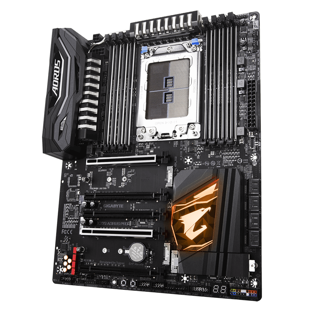 Gigabyte x399 aorus pro обзор